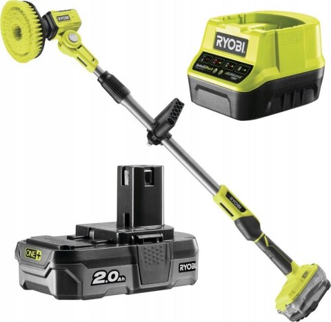 AKUMULATOROWA SZCZOTKA TELESKOPOWA R18TPS-120G 1*2.0AH ONE+ RYOBI AKUMULATOROWA SZCZOTKA TELESKOPOWA R18TPS-120G 1*2.0AH ONE+ RYOBI