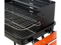 GRILL WĘGLOWY Z PÓŁKAMI, RUSZT 53X33CM LUND