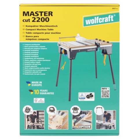 STÓŁ MASZYNOWO-ROBOCZY WOLFCRAFT MASTER CUT 2200 WOLFCRAFT STÓŁ MASZYNOWO-ROBOCZY WOLFCRAFT MASTER CUT 2200 WOLFCRAFT
