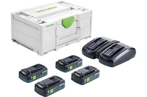 ZESTAW ENERGII SYS 18V 4*4.0AH TCL 6 DUO FESTOOL ZESTAW ENERGII SYS 18V 4*4.0AH TCL 6 DUO FESTOOL
