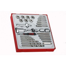 ZESTAW GWINTOWNICZY TTDTD34, 34 ELEMENTY TENG TOOLS