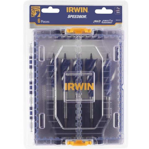ZESTAW WIERTEŁ DO DREWNA BLUE GROOVE 4X 6 EL. IRWIN ZESTAW WIERTEŁ DO DREWNA BLUE GROOVE 4X 6 EL. IRWIN
