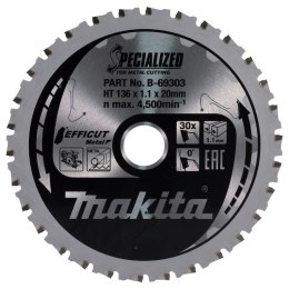 PIŁA SPIEKOWA 'EFFICUT' 136*20*30Z TCT MAKITA