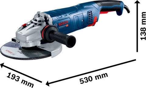 SZLIFIERKA KĄTOWA GWS 24-180 180MM 2400W BOSCH SZLIFIERKA KĄTOWA GWS 24-180 180MM 2400W BOSCH