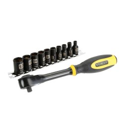 ZESTAW FATMAX GRZECHOTKA 1/4''+ NASADKI 11SZT. STANLEY