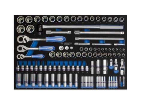 ZESTAW NASADEK 1/4''+3/8''+1/2'' 103CZ.WKŁAD DO WÓZKA KING TONY ZESTAW NASADEK 1/4''+3/8''+1/2'' 103CZ.WKŁAD DO WÓZKA KING TONY