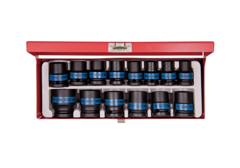 KOMPLET NASADEK UDAROWYCH 1/2 14CZ KRÓTKIE 6-KĄT. 10-27MM KING TONY KOMPLET NASADEK UDAROWYCH 1/2 14CZ KRÓTKIE 6-KĄT. 10-27MM KING TONY