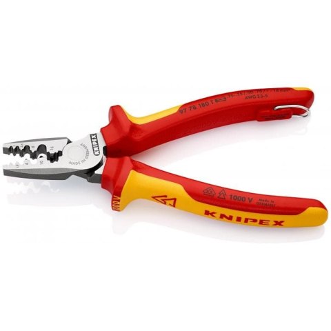 SZCZYPCE DO ZAGNIATANIA TULEJEK KABLOWYCH 180MM KNIPEX SZCZYPCE DO ZAGNIATANIA TULEJEK KABLOWYCH 180MM KNIPEX