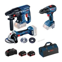 ZESTAW NARZĘDZI GBH180LI+GWS180LI+GSR18V-50 2*5.0AH BOSCH