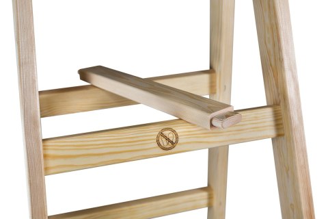DRABINA DREWNIANA BRAKET STANDARD 2X6 SZCZEBLI 182CM DRABINA DREWNIANA BRAKET STANDARD 2X6 SZCZEBLI 182CM