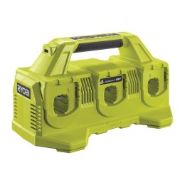 ŁADOWARKA 6-PORTOWA RYOBI 18V ONE+ | Szybkie Ładowanie 4.0A | Zasilanie USB | Monitorowanie Stanu