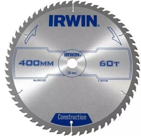 PIŁA SPIEKOWA DO DREWNA 400*30MM/60T IRWIN PIŁA SPIEKOWA DO DREWNA 400*30MM/60T IRWIN