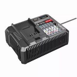 SZYBKA ŁADOWARKA 18V 8A, SAS+ALL DEDRA - SMART, Z USB, SZYBKIE ŁADOWANIE AKUMULATORÓW