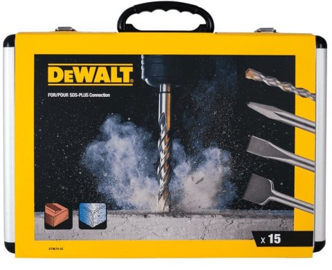 ZESTAW WIERTEŁ I DŁUT SDS+ 15 CZ. DEWALT ZESTAW WIERTEŁ I DŁUT SDS+ 15 CZ. DEWALT
