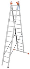 DRABINA ALUMINIOWA 3-ELEMENTOWA TRIBILO 3*12 SZCZEBLI KRAUSE
