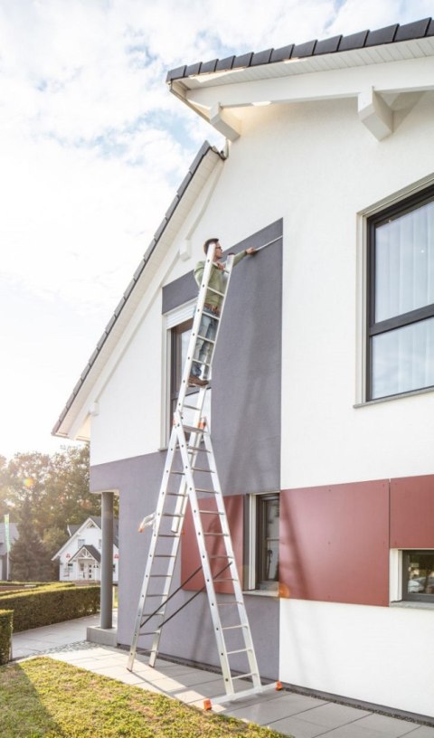 DRABINA ALUMINIOWA 3-ELEMENTOWA TRIBILO 3*12 SZCZEBLI KRAUSE DRABINA ALUMINIOWA 3-ELEMENTOWA TRIBILO 3*12 SZCZEBLI KRAUSE