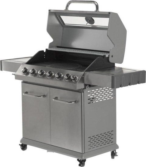 GRILL GAZOWY 6+1 STAL NIERDZEWNA 20.5KW, Z SZYBĄ YATO GRILL GAZOWY 6+1 STAL NIERDZEWNA 20.5KW, Z SZYBĄ YATO