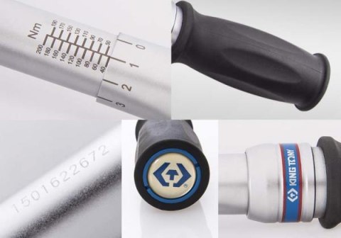 KLUCZ DYNANOMETRYCZNY GUMOWY UCHWYT 3/4'' 100-600NM KING TONY KLUCZ DYNANOMETRYCZNY GUMOWY UCHWYT 3/4'' 100-600NM KING TONY
