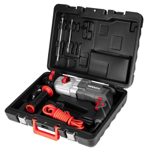 MŁOTOWIERTARKA SDS+ 900W WALIZKA GRAPHITE MŁOTOWIERTARKA SDS+ 900W WALIZKA GRAPHITE