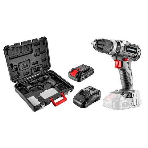 WIERTARKO-WKRĘTARKA AKUMULAT.BEZSZCZ.ENERGY+18V 2AH GRAPHITE WIERTARKO-WKRĘTARKA AKUMULAT.BEZSZCZ.ENERGY+18V 2AH GRAPHITE