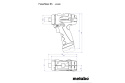 WIERTARKO-WKRĘTARKA AKUMULATOROWA 12V POWERMAXX BS 2*2.0AH METABO