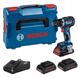 WIERTARKO-WKRĘTARKA AKUMULATOROWA UDAROWA GSB18V-90C 3*4.0AH BOSCH