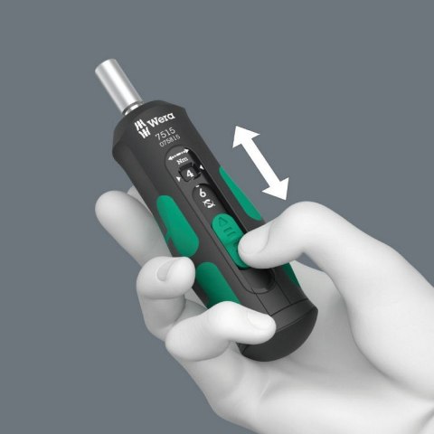 WKRĘTAK DYNAMOMETRYCZNY SAFE-TORQUE SPEED 7515,2-6 NM, 1/4'' WERA WKRĘTAK DYNAMOMETRYCZNY SAFE-TORQUE SPEED 7515,2-6 NM, 1/4'' WERA