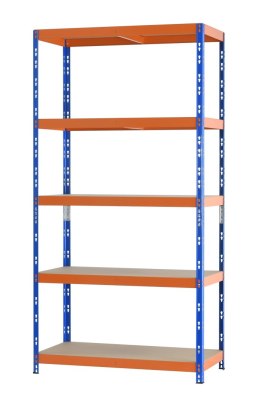 REGAŁ METALOWY WCISKANY/NITOWANY P2P 195*100*50CM UN