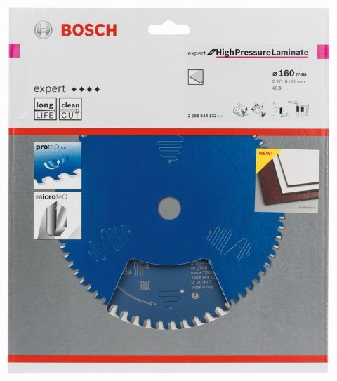 TARCZA PILARSKA EXPERT FOR HP LAMINATE 190*20*2.2 48T BOSCH TARCZA PILARSKA EXPERT FOR HP LAMINATE 190*20*2.2 48T BOSCH