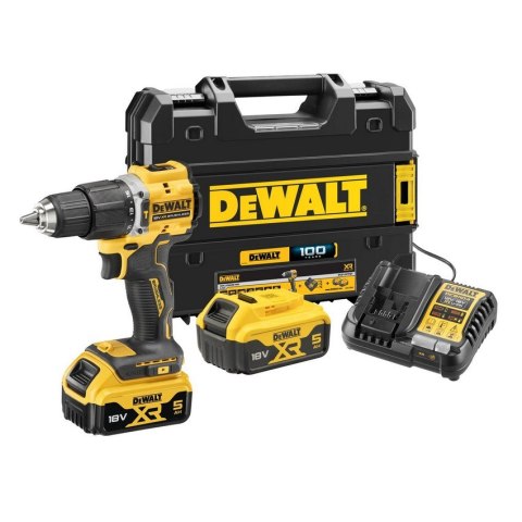 WIERTARKO-WKRĘTARKA AKUMULATOROWA XR 18V 2*5.0AH TSTAK DEWALT WIERTARKO-WKRĘTARKA AKUMULATOROWA XR 18V 2*5.0AH TSTAK DEWALT