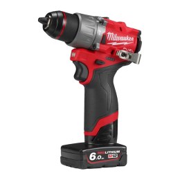 AKUMULATOROWA WIERTARKO-WKRĘTARKA UDAR. M12FPD2-602X 2*6.0AH MILWAUKEE