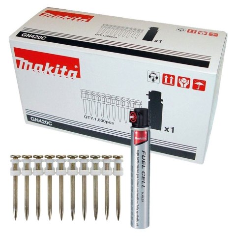 GWOŹDZIE DO BETONU 2,6*32MM 1000SZT + GAZ MAKITA GWOŹDZIE DO BETONU 2,6*32MM 1000SZT + GAZ MAKITA