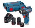 KLUCZ UDAROWY AKUMULATOROWY 1/4'' GDR 12V-110 2*3.0AH BOSCH