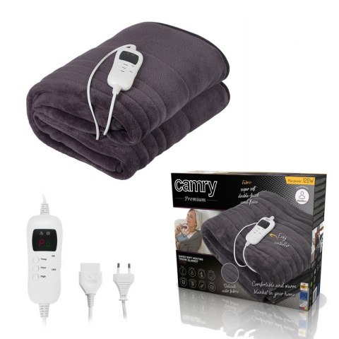 KOC ELEKTRYCZNY 120W 160*180CM Z CZASOMIERZEM SZARY CR 7418 CAMRY KOC ELEKTRYCZNY 120W 160*180CM Z CZASOMIERZEM SZARY CR 7418 CAMRY