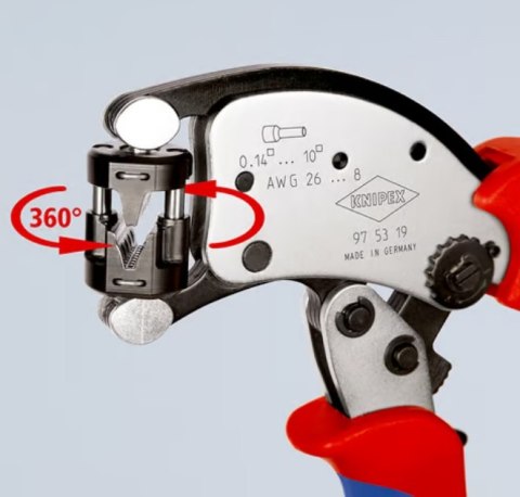 SAMONASTAWNE SZCZYPCE DO ZAGNIATANIA TULEJEK Z GŁOWICĄ OBRO. KNIPEX SAMONASTAWNE SZCZYPCE DO ZAGNIATANIA TULEJEK Z GŁOWICĄ OBRO. KNIPEX