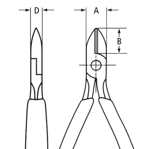 SZCZYPCE TNĄCE BOCZNE DLA ELEKTRONIKÓW 125MM KNIPEX SZCZYPCE TNĄCE BOCZNE DLA ELEKTRONIKÓW 125MM KNIPEX