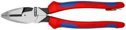 SZCZYPCE UNIWERSALNE O ZWIĘK. PRZEŁOŻ. LINEMAN'S Z ZACZEPEM KNIPEX