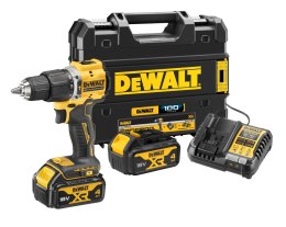 WIERTARKO-WKRĘTARKA AKUMULATOROWA UDAR. XR 18V 2*4.0AH TSTAK DEWALT