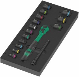 WKŁADKA PIANKOWA 9724 ZESTAW Z GRZECHOTKĄ ZYKLOP 3/8'' 16CZ. WERA