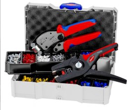 ZESTAW DO ZAGNIATANIA TULEJEK 11 CZĘŚCI KNIPEX