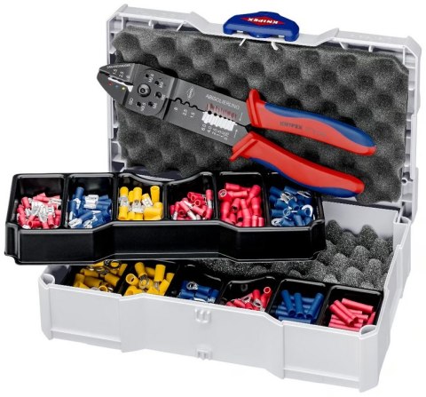 ZESTAW DO ZAGNIATANIA TULEJEK 13-TEILIG KNIPEX ZESTAW DO ZAGNIATANIA TULEJEK 13-TEILIG KNIPEX