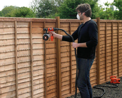 BLACK&DECKER | PISTOLET LAKIERNICZY HVLP400 | MALOWANIE FARBAMI BLACK&DECKER | PISTOLET LAKIERNICZY HVLP400 | MALOWANIE FARBAMI
