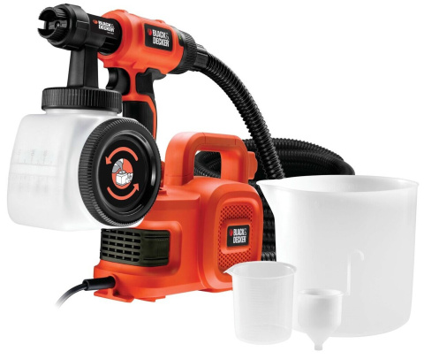 BLACK&DECKER | PISTOLET LAKIERNICZY HVLP400 | MALOWANIE FARBAMI BLACK&DECKER | PISTOLET LAKIERNICZY HVLP400 | MALOWANIE FARBAMI