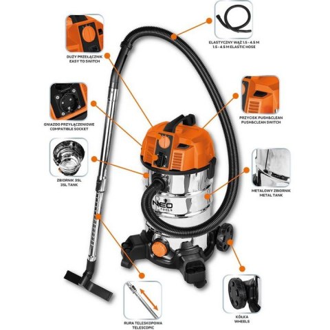 ODKURZACZ 1600W 35L. NEO ODKURZACZ 1600W 35L. NEO