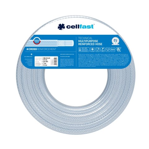 WĄŻ TECHNICZNY 38.0X5MM 25M CELL-FAST WĄŻ TECHNICZNY 38.0X5MM 25M CELL-FAST