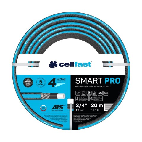 WĄŻ ZBROJONY DO URZĄDZEŃ ZRASZAJĄCYCH 3/4' SMART 50MB CELL-FAST WĄŻ ZBROJONY DO URZĄDZEŃ ZRASZAJĄCYCH 3/4' SMART 50MB CELL-FAST