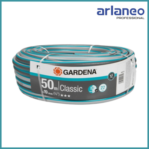 WĄŻ OGRODOWY GARDENA CLASSIC 50M 3/4" 19mm UV 22bar WĄŻ OGRODOWY GARDENA CLASSIC 50M 3/4" 19mm UV 22bar