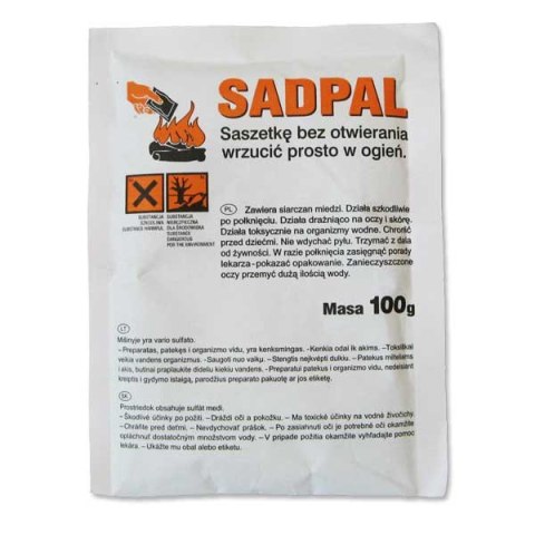 KATALIZATOR DO SPALANIA SADZY SADPAL 50G SASZETKA UN KATALIZATOR DO SPALANIA SADZY SADPAL 50G SASZETKA UN