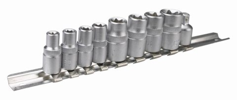 NASADKI TORX 1/4'', 3/4'' KOMPLET 9 CZĘŚCI TOPEX NASADKI TORX 1/4'', 3/4'' KOMPLET 9 CZĘŚCI TOPEX