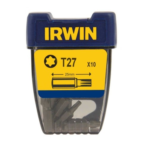 GROT, BIT, KOŃCÓWKA TYPU TORX 1/4' 25MM 10 SZT. T27 IRWIN GROT, BIT, KOŃCÓWKA TYPU TORX 1/4' 25MM 10 SZT. T27 IRWIN
